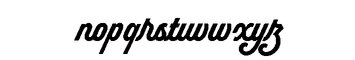 Selfie Neue Sharp Short Black Font LOWERCASE