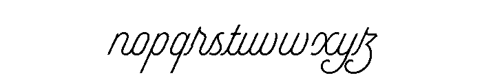 Selfie Neue Sharp Short Extra Light Font LOWERCASE