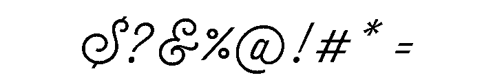 Selfie Neue Sharp Short Light Font OTHER CHARS
