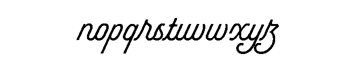 Selfie Neue Sharp Short Light Font LOWERCASE