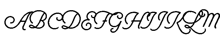 Selfie Neue Sharp Short Regular Font UPPERCASE