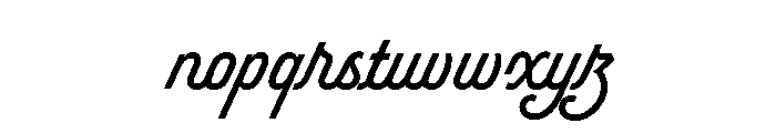 Selfie Neue Sharp Short Regular Font LOWERCASE