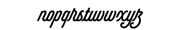 Selfie Neue Sharp Tall Bold Font LOWERCASE