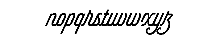 Selfie Neue Sharp Tall Regular Font LOWERCASE