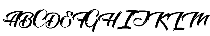 Selvedger Lettering Font UPPERCASE