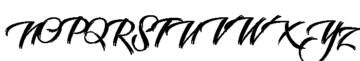 Selvedger Lettering Font UPPERCASE