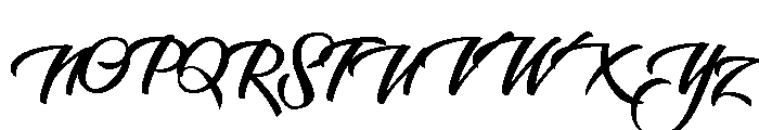 Selvedger Regular Font UPPERCASE