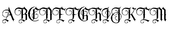 Sepian Regular Font UPPERCASE
