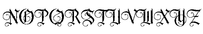 Sepian Regular Font UPPERCASE