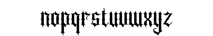 Sepian Regular Font LOWERCASE
