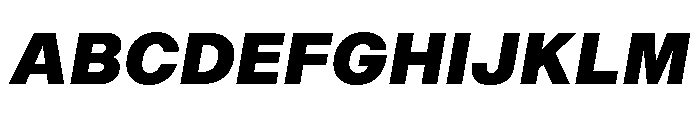 Sequel Geo Black Italic Font UPPERCASE
