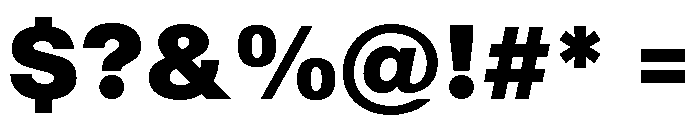 Sequel Geo Black Font OTHER CHARS