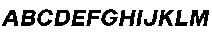 Sequel Geo Bold Italic Font UPPERCASE