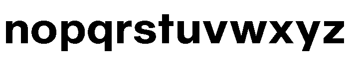Sequel Geo Bold Font LOWERCASE