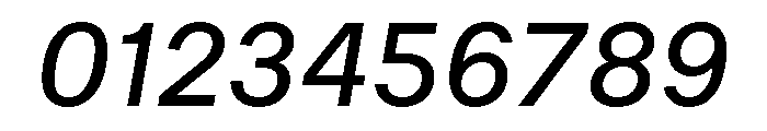 Sequel Geo Book Italic Font OTHER CHARS