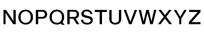 Sequel Geo Book Font UPPERCASE