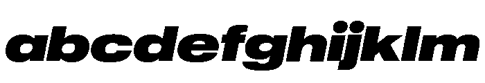 Sequel Geo Extended Black Italic FONT