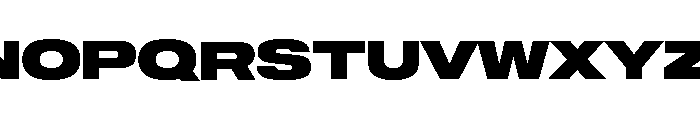 Sequel Geo Extended Black Font UPPERCASE