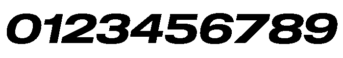 Sequel Geo Extended Bold Italic Font OTHER CHARS
