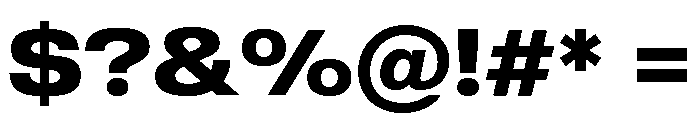 Sequel Geo Extended Bold Font OTHER CHARS