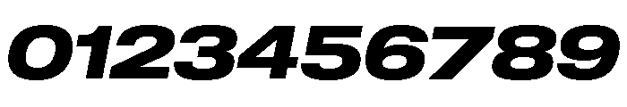 Sequel Geo Extended Extra Bold Italic Font OTHER CHARS