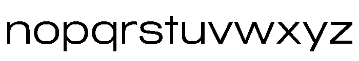 Sequel Geo Extended Light Font LOWERCASE