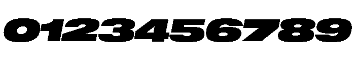 Sequel Geo Extended Max Italic Font OTHER CHARS