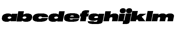 Sequel Geo Extended Max Italic FONT