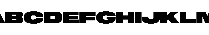 Sequel Geo Extended Max Font UPPERCASE