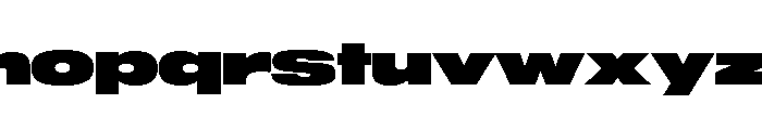 Sequel Geo Extended Max Font LOWERCASE