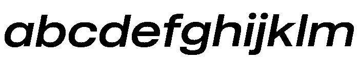 Sequel Geo Extended Medium Italic FONT