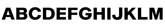 Sequel Geo Extra Bold Font UPPERCASE