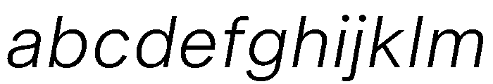 Sequel Geo Light Italic FONT