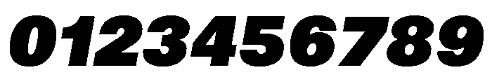 Sequel Geo Max Italic Font OTHER CHARS