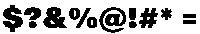 Sequel Geo Max Font OTHER CHARS