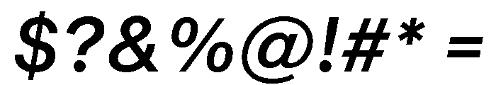 Sequel Geo Medium Italic Font OTHER CHARS