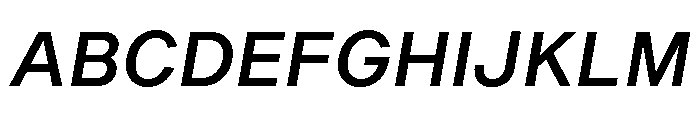 Sequel Geo Medium Italic Font UPPERCASE