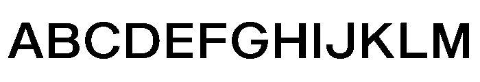 Sequel Geo Medium Font UPPERCASE