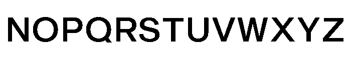 Sequel Geo Medium Font UPPERCASE