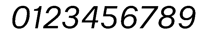 Sequel Geo Regular Italic Font OTHER CHARS