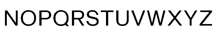 Sequel Geo Regular Font UPPERCASE