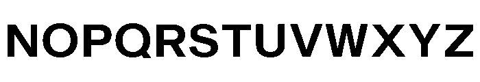 Sequel Geo Semi Bold Font UPPERCASE