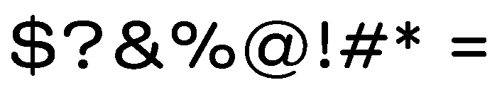 Sequel Rounded Wide Text Font OTHER CHARS