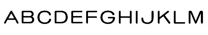 Sequel Rounded Wide Text Font UPPERCASE