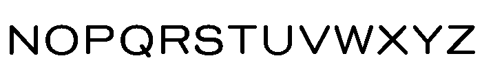 Sequel Rounded Wide Text Font UPPERCASE