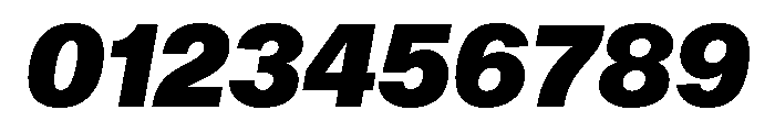 Sequel Sans Black Italic Font OTHER CHARS