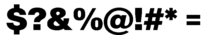 Sequel Sans Black Font OTHER CHARS