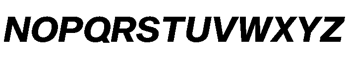 Sequel Sans Bold Italic Font UPPERCASE