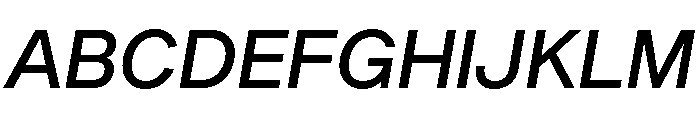 Sequel Sans Book Italic Font UPPERCASE