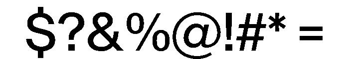 Sequel Sans Book Font OTHER CHARS